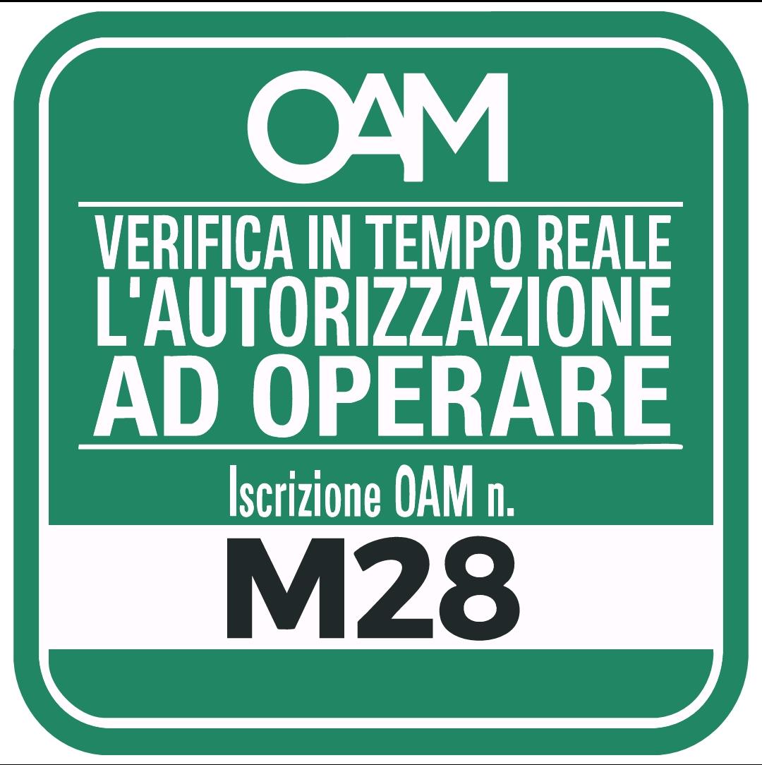 Bollino OAM, iscrizione M28